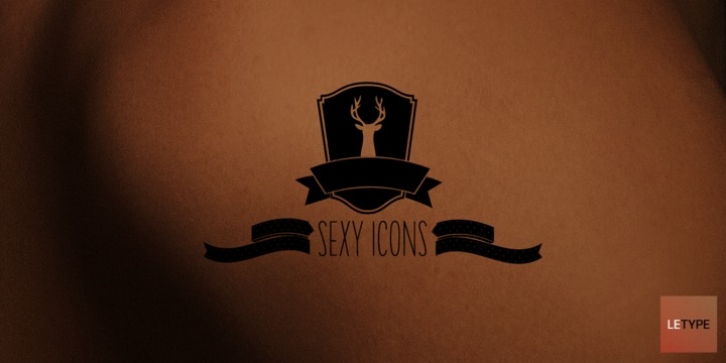 Only You Sexy Icons font preview