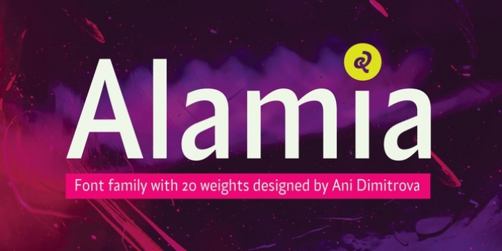 Alamia font preview
