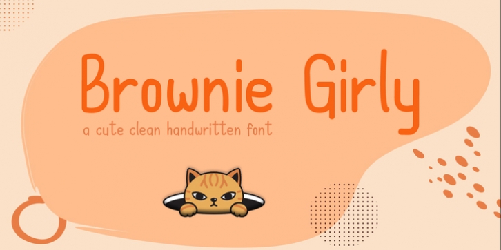 Brownie Girly font preview