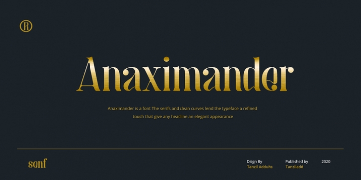 Anaximander font preview