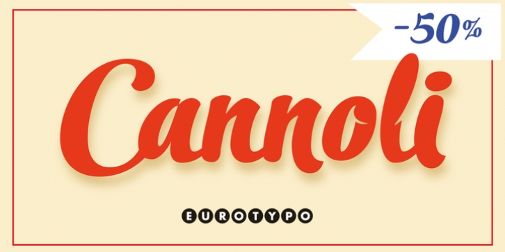 Cannoli font preview