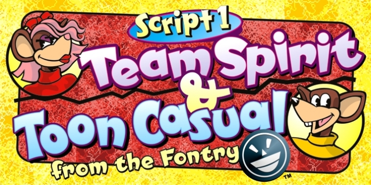SCRIPT1 Team Toon font preview