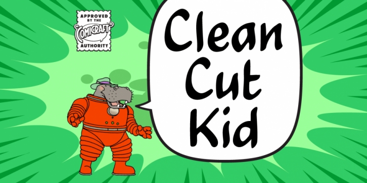 Clean Cut Kid font preview