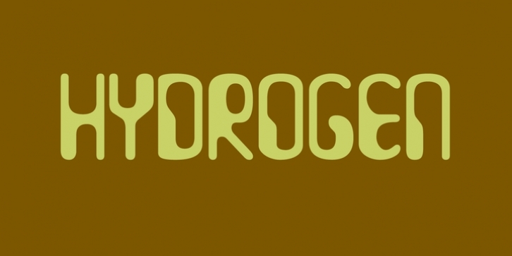 Hydrogen Whiskey font preview