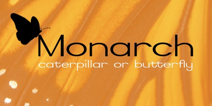 Monarch font preview
