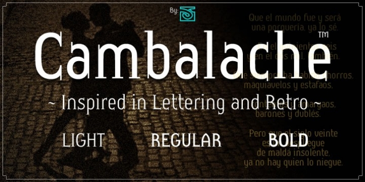 Cambalache font preview