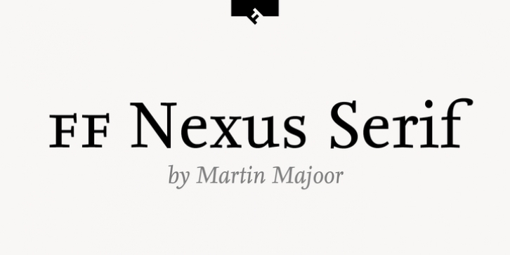 FF Nexus Serif Pro font preview
