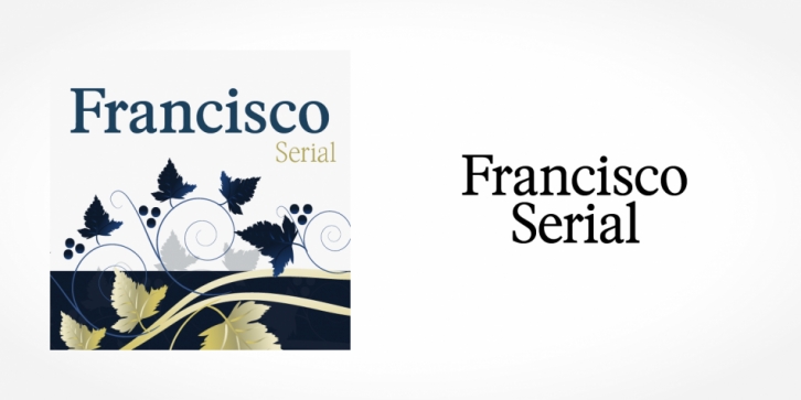 Francisco Serial font preview