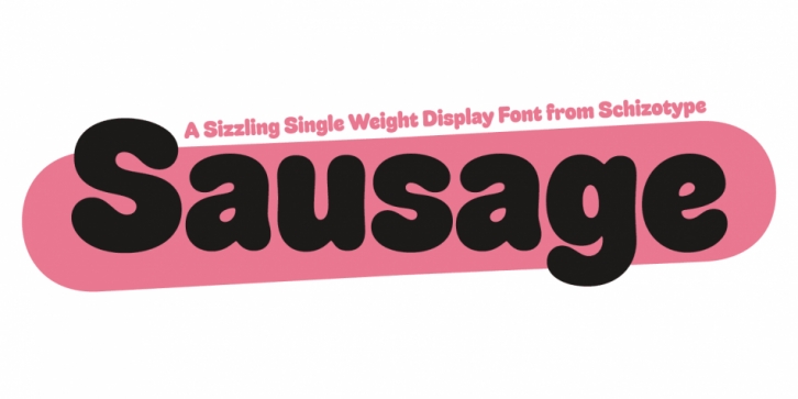 Sausage font preview