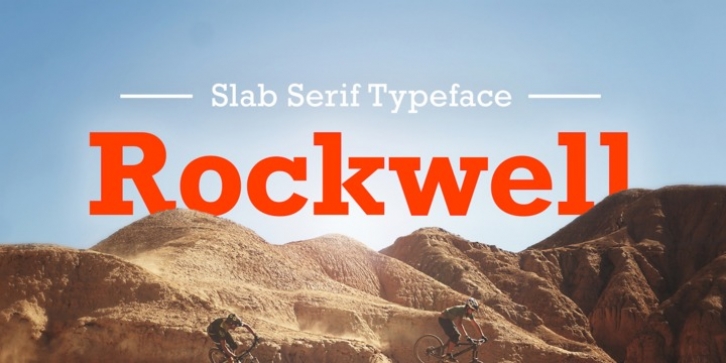 Rockwell font preview