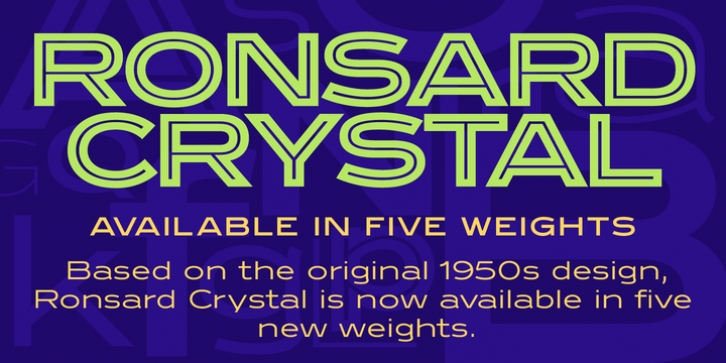 Ronsard Crystal font preview