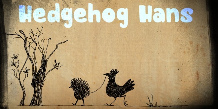 Hedgehog Hans font preview