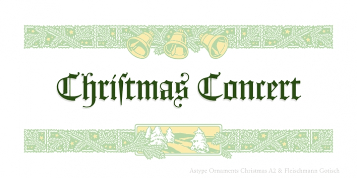ASTYPE Ornaments Christmas A2 font preview