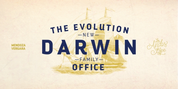 Darwin Office font preview