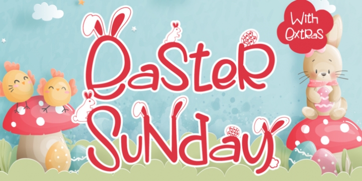 Easter Sunday font preview