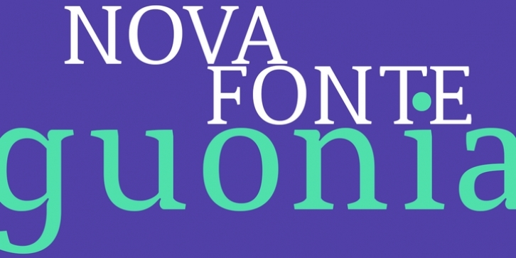 Guonia font preview