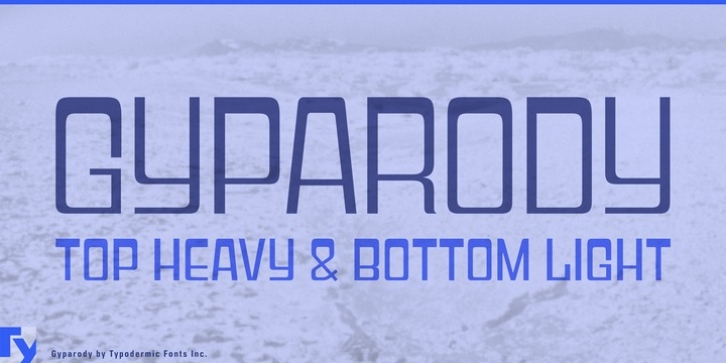 Gyparody font preview