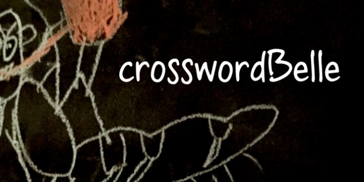 crosswordBelle font preview