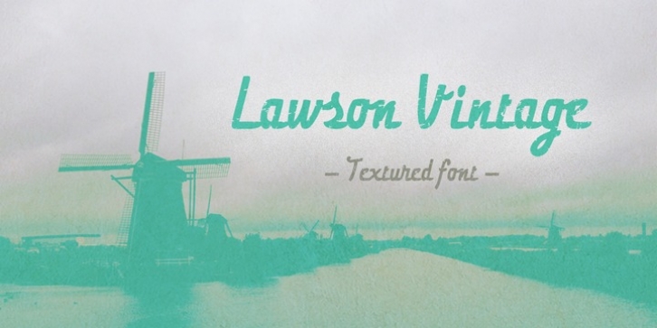 Lawson Vintage font preview