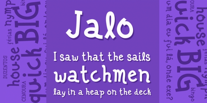 Jalo font preview