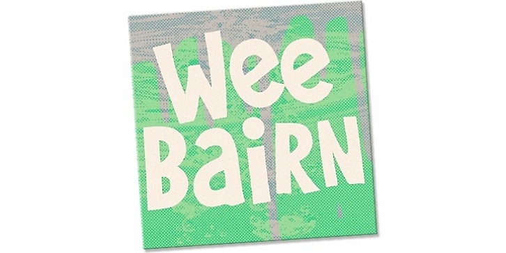 Wee Bairn font preview