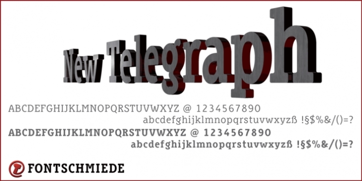 New Telegraph font preview