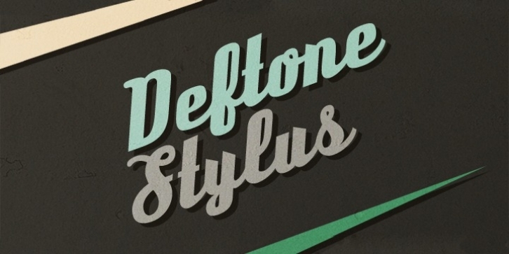 Deftone Stylus font preview