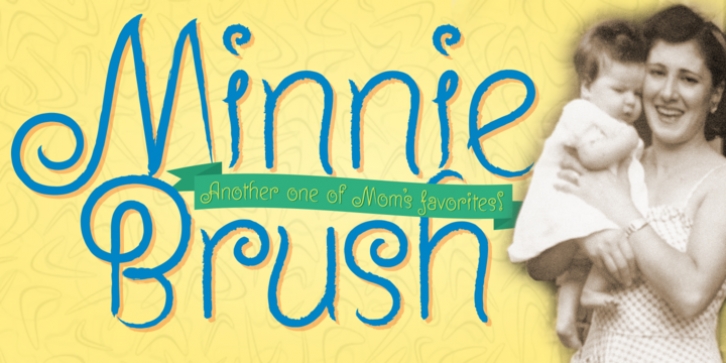 Minnie Brush font preview