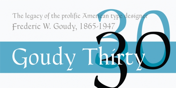 LTC Goudy Thirty font preview