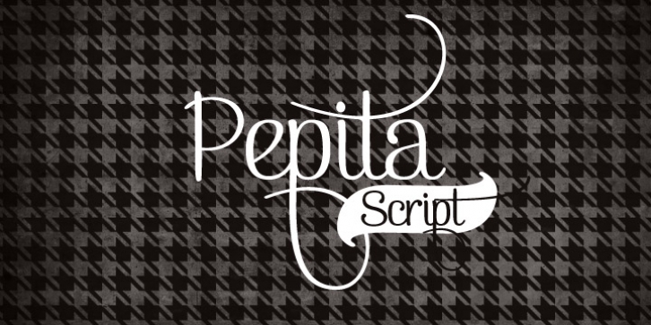 Pepita Script font preview