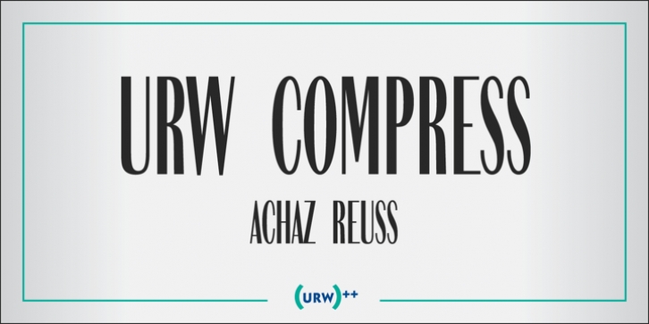 URW Compress font preview