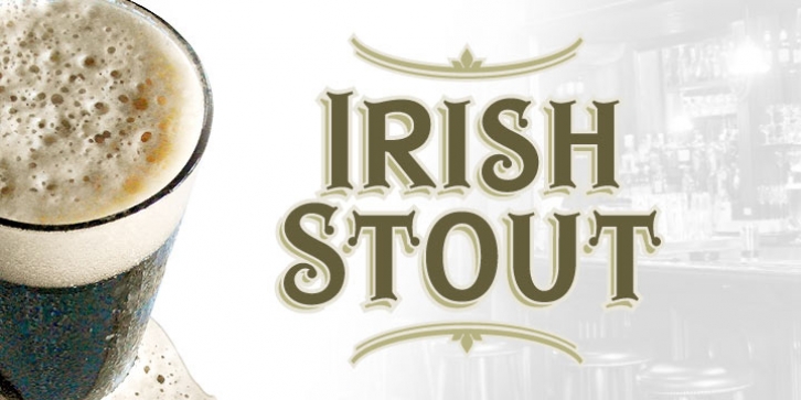 Irish Stout BB font preview