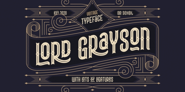 Lord Grayson font preview