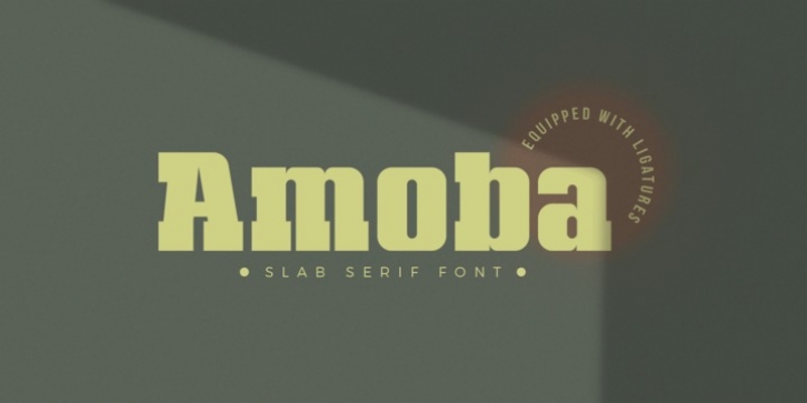 Amoba font preview