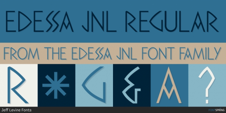 Edessa JNL font preview