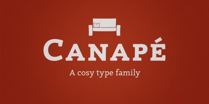 Canapé font preview