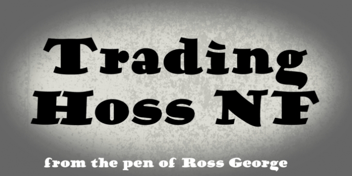 Trading Hoss NF font preview