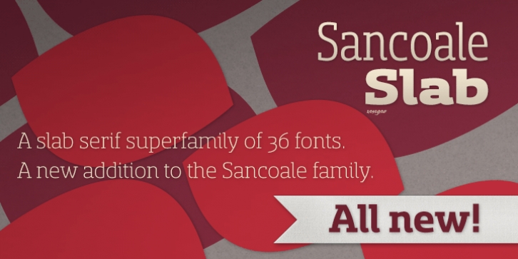 Sancoale Slab font preview