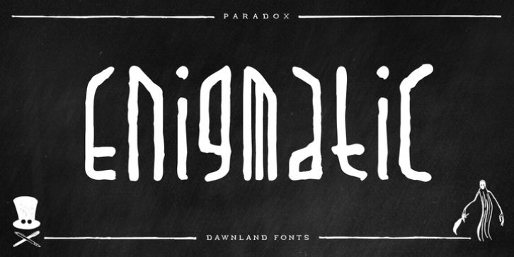 Paradox X font preview