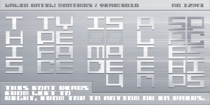 Koffer font preview