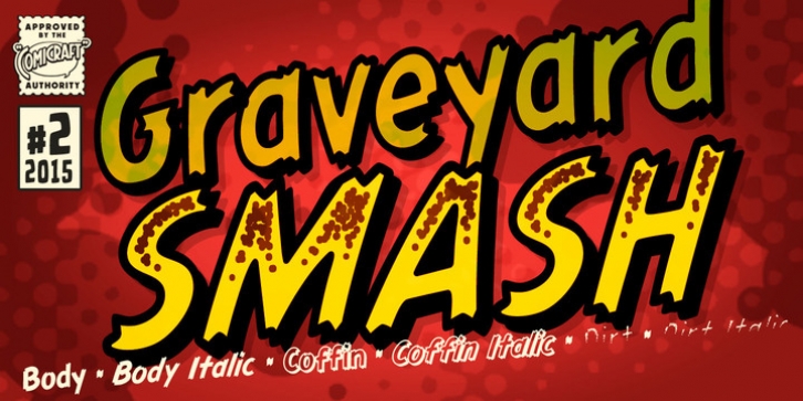 Graveyard Smash font preview