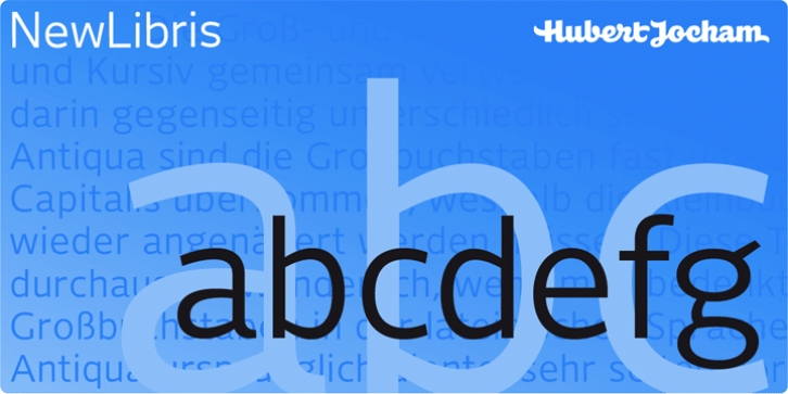 NewLibris font preview
