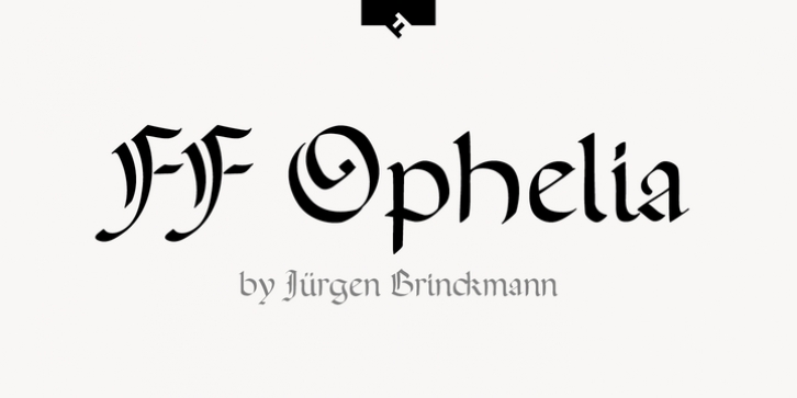 FF Ophelia font preview