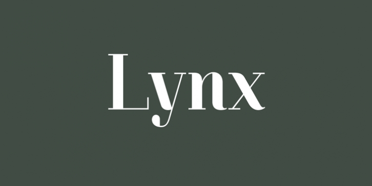 Lynx font preview