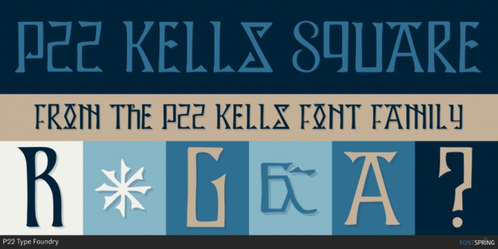 P22 Kells font preview