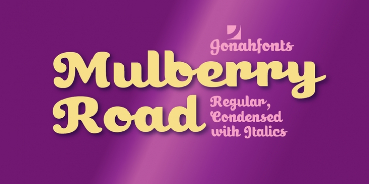 Mulberry Road font preview
