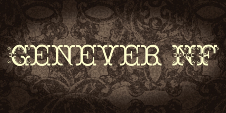 Genever NF font preview
