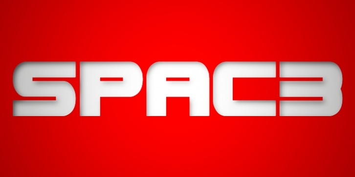Spac3 font preview