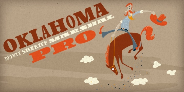 Oklahoma Pro font preview