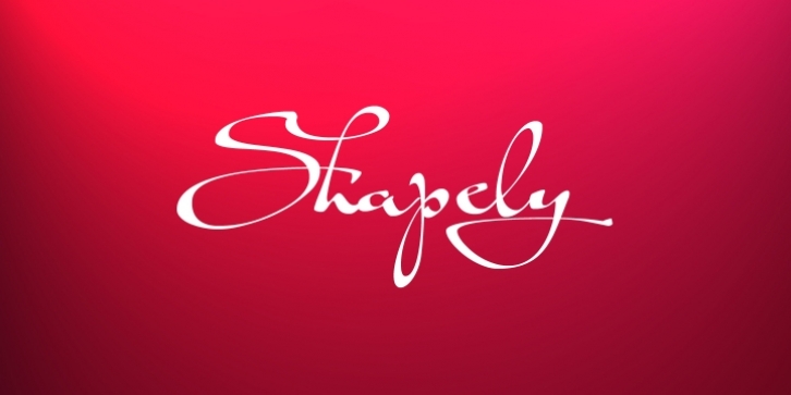 Shapely font preview